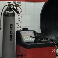 Pompowanie kół azotem